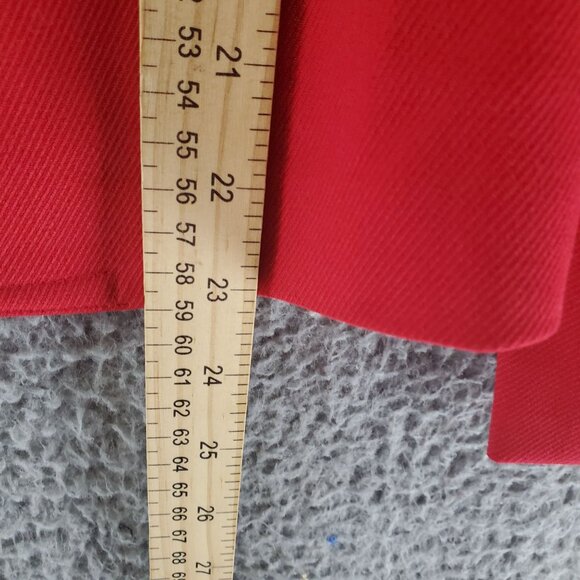 Banana Republic Blazer Womens Size 4 Red Structured Polyester Rayon Button *NWT* - Picture 5 of 9